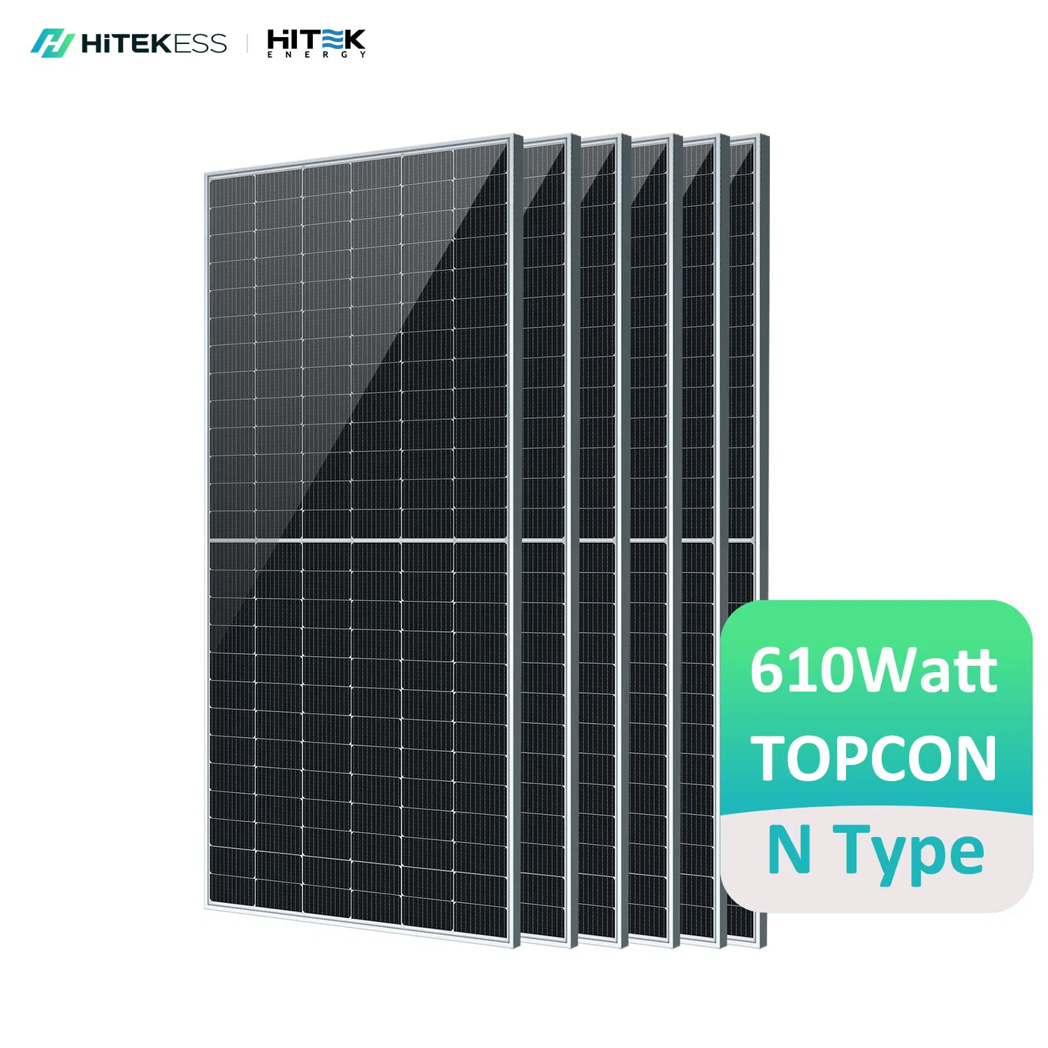 Módulo Solar Monocristalino Hitek Longi Jinko de Alta Eficiência 550W 560W 600W 610W Topcon Perc 700W 710W 720W Painel Solar PV Preço de Atacado