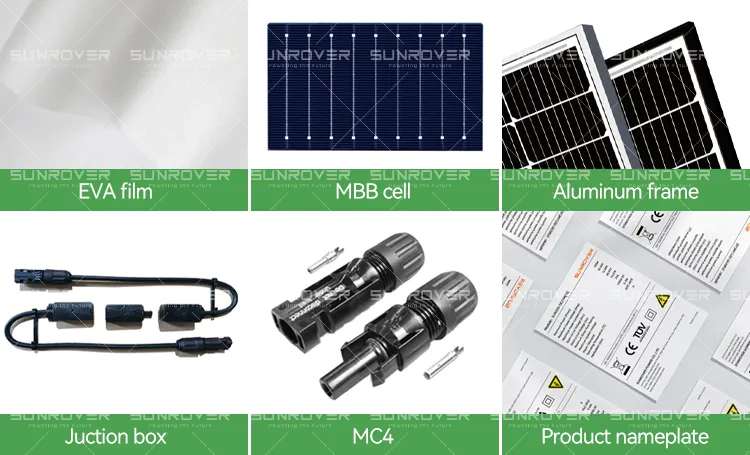 Painel Solar de Alta Qualidade 750W Módulo Fotovoltaico Monocristalino de Alta Potência N-Type com Células Metade para Venda
