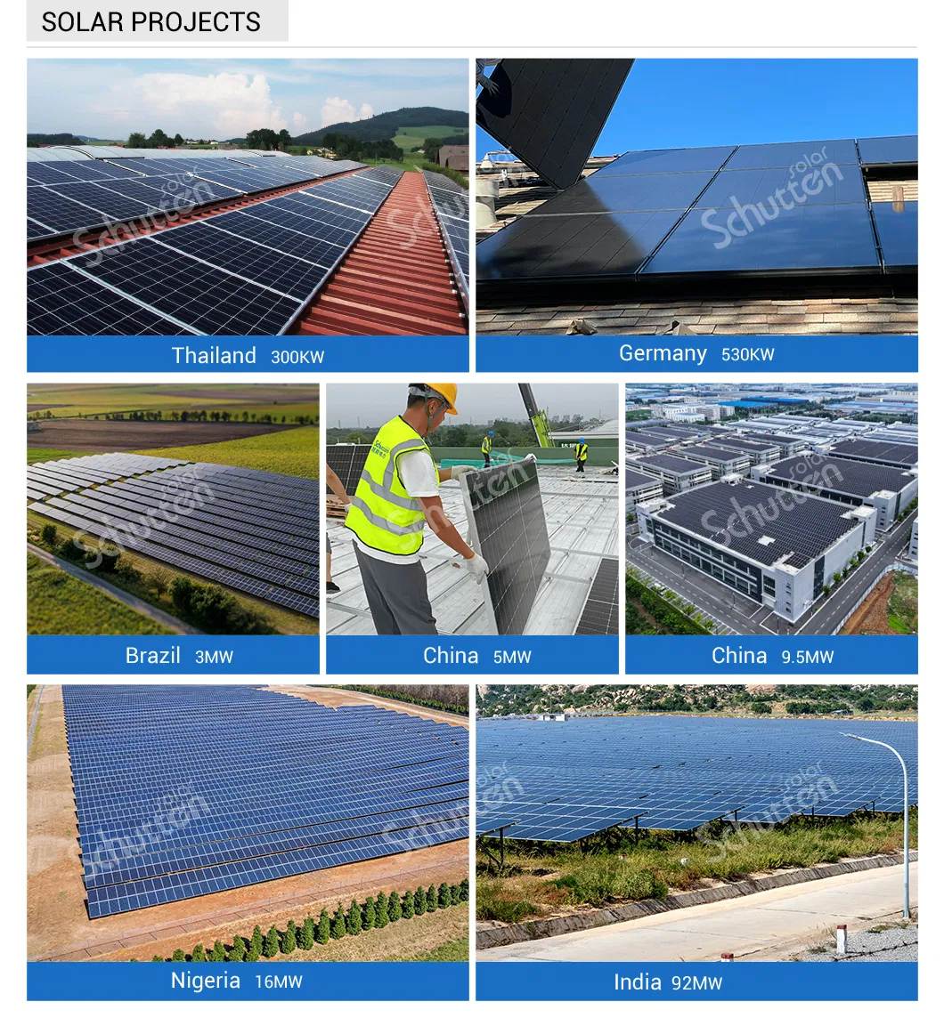 Painéis Solares de Alta Eficiência 610W-630W para Armazenamento de Energia em Casa