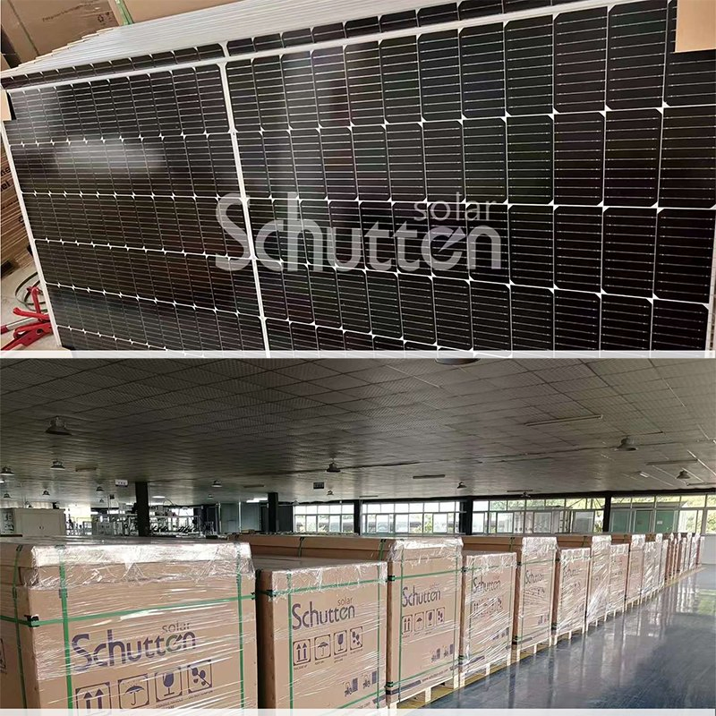 Painéis Solares Comerciais de Alta Eficiência 580W para Grandes Instalações