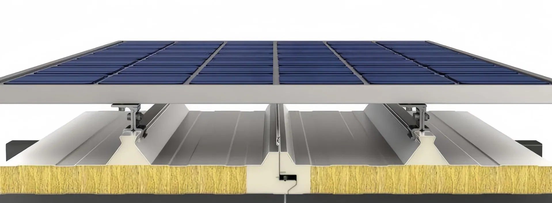 Painel Solar Auto-Limpante com Revestimento Repelente de Poeira para Telhado Fotovoltaico em Fazenda Solar