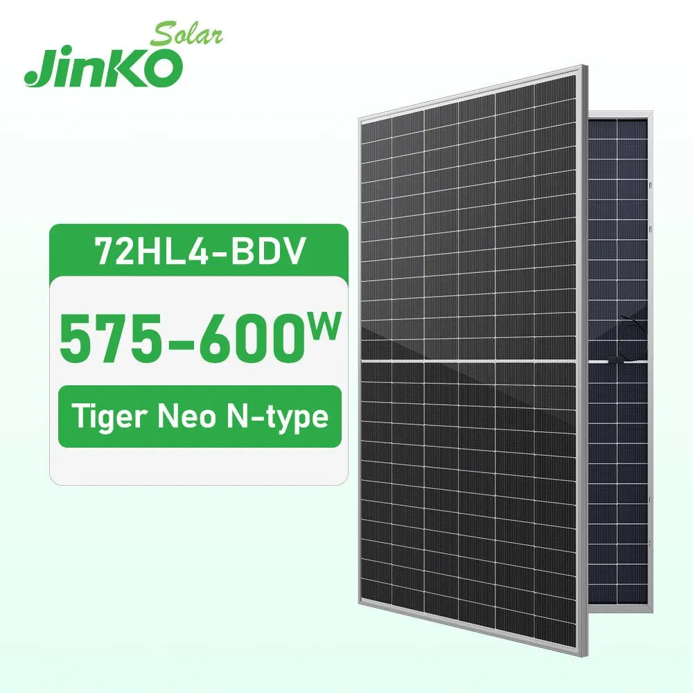 Tier 1 Marca Jinko Painel Solar Bifacial 550W 570W 575W 580W 590W Preço do Painel Solar Jinko 620W 630W 710W 730W Painel Fotovoltaico Monocristalino de Meio Célula