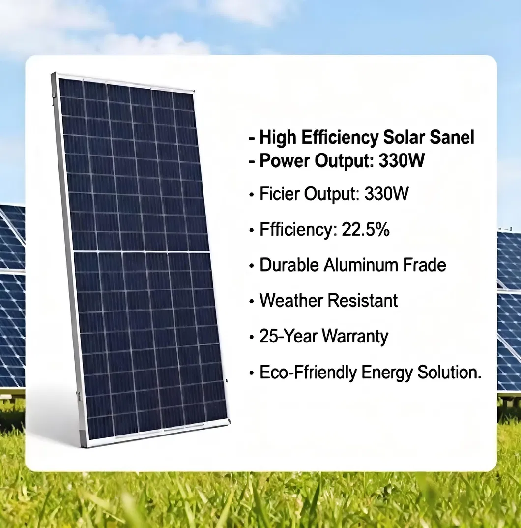 Especificações de Desempenho do Painel Solar