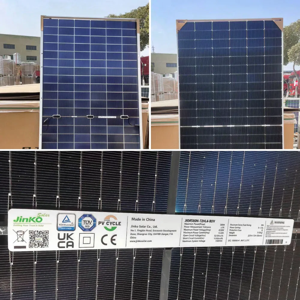 Jinko/Ja/Trina/ Melhor Atacado 580W 600W 700W 720W Painéis Solares Fotovoltaicos/PV Mono Preço para Sistema de Energia Solar
