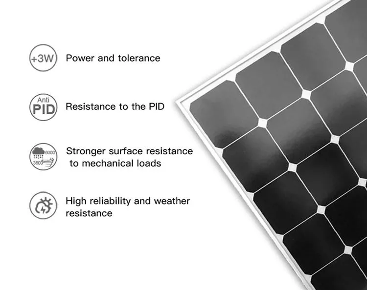 280W Módulo de Painel Solar PV Offgrid para Casa, Camping, Galpão, Fazenda, RV