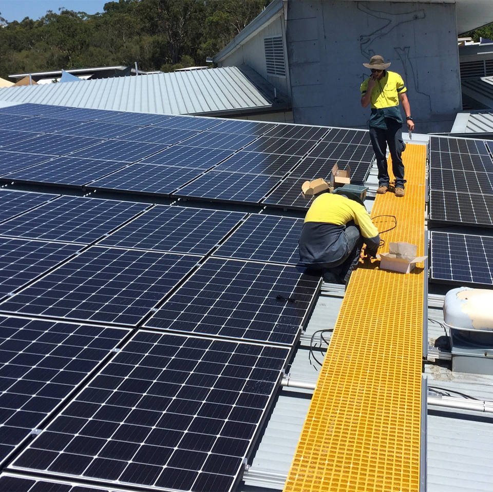 38X38mm Passarela de Telhado de Painel Solar FRP para Manutenção de Sistemas Fabricantes