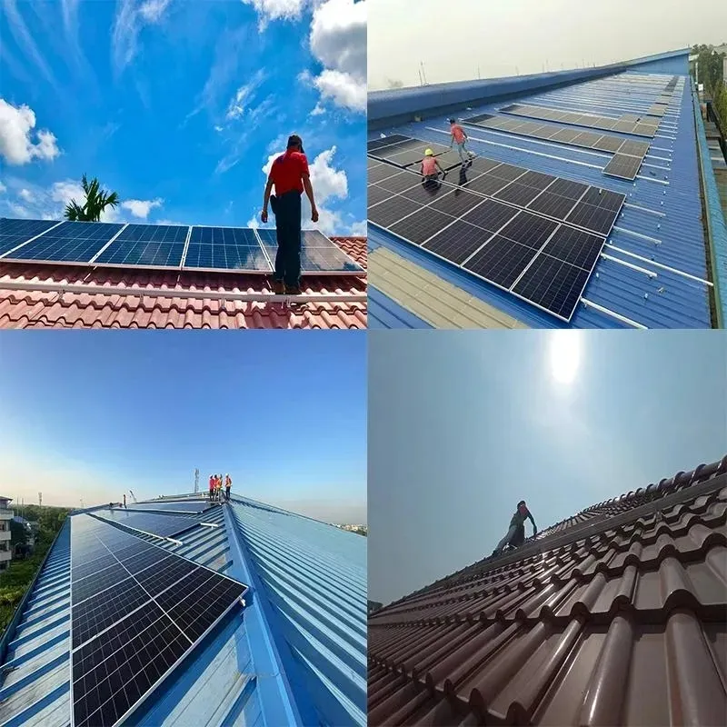Suportes de Montagem em Alumínio Preto para Painéis Solares Kits de Suportes em Z