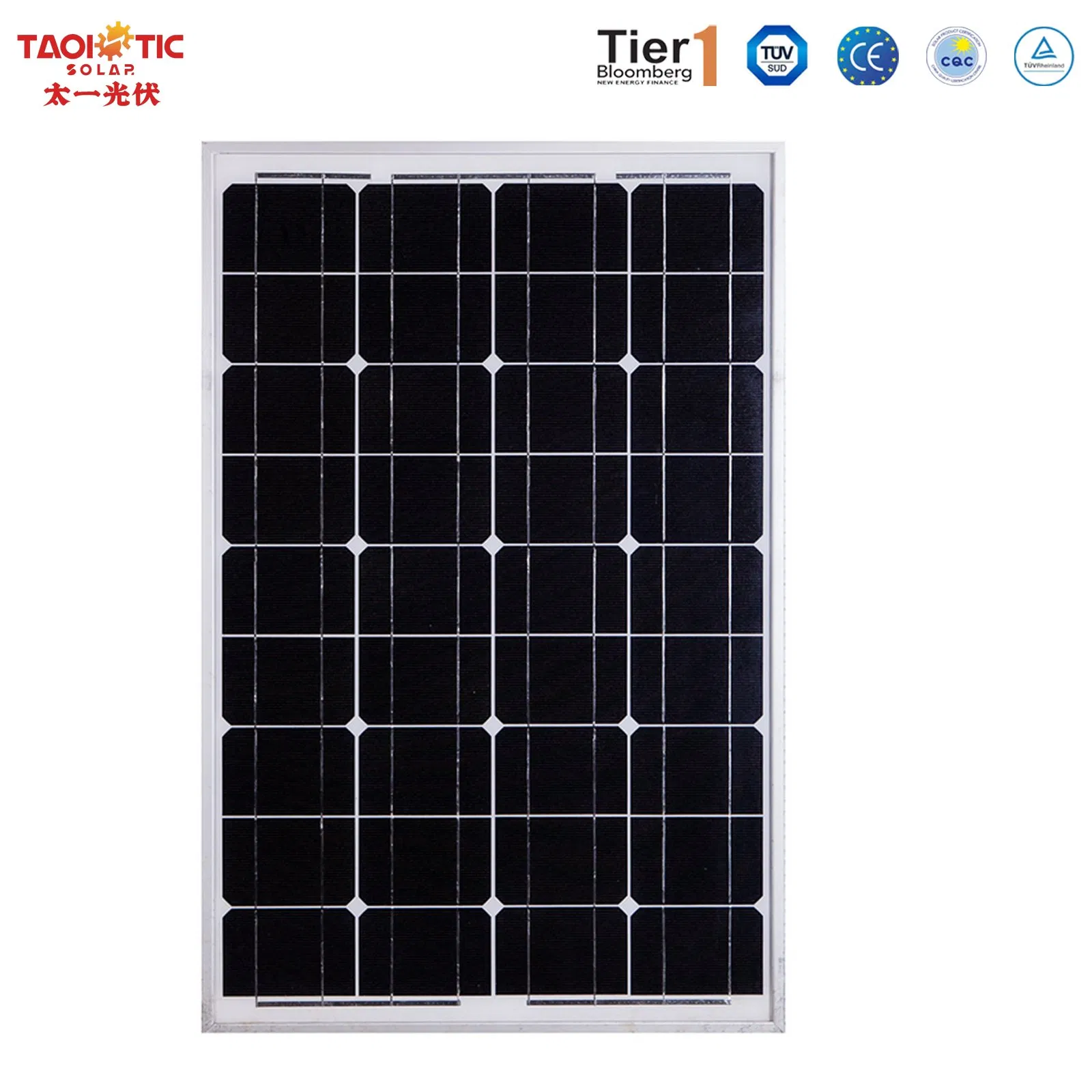 Painéis Solares Policristalinos Personalizados de Alta Potência Totalmente Automáticos Off-Grid 755W Taoístas