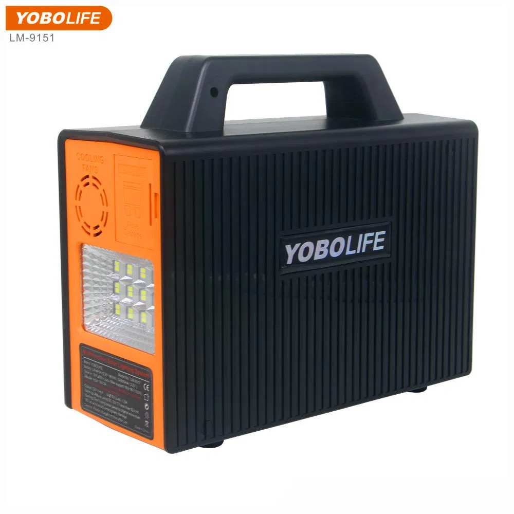 Painel Solar Portátil de Alta Eficiência Yobolife Off Grid 150W para Camping ao Ar Livre Sistema de Energia Solar Móvel para Casa