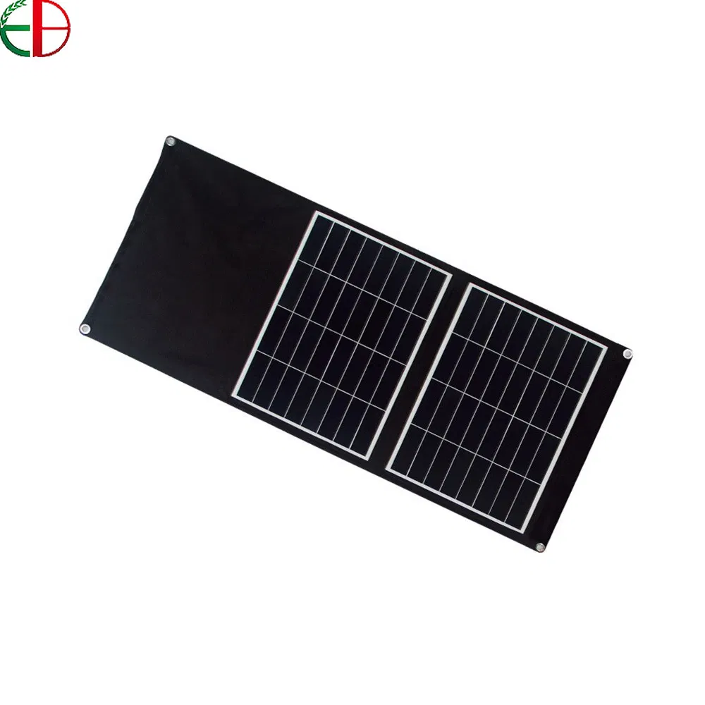 Módulo Flexível Preto Monocristalino Policristalino de Célula Semi Solar Energia Painel de Potência Solar