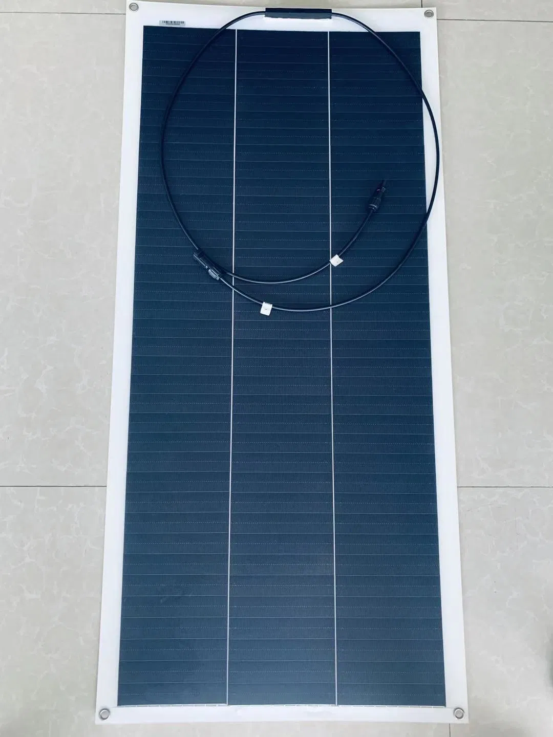 Módulo PV de Célula Solar Monocristalina em Telha 100W Painel Solar Flexível para RV Barco Iate Caravana Marítima Van Camper