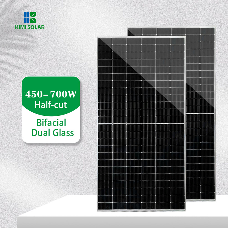 Longi/Ja/Jinko Trina Tier1 Módulo de Painel Solar Bifacial Mono PV 580W 550W 600W 700W
