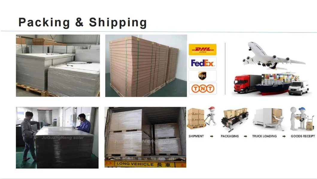 Painel Solar de Vidro para Telhado Residencial de Barco Marinho