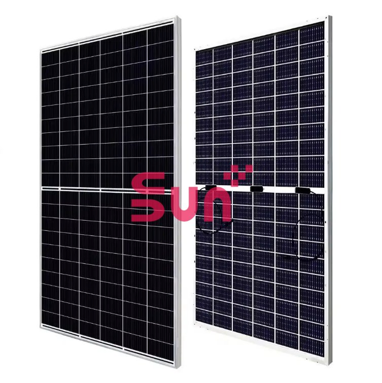 Painéis Solares Bifaciais Sunplus Bons 625-630W para Fazendas e Instalações de Pecuária com TUV