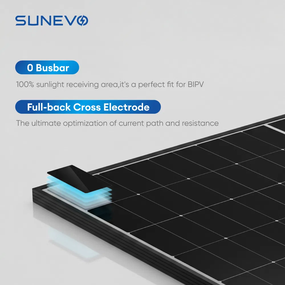 Complete 465W 470watt 495W Kit de Painéis Solares Bc com Bateria e Inversor Híbrido para Sistema de Energia Independente Off-Grid complete 465W 470watt 495W Painéis Solares Bc