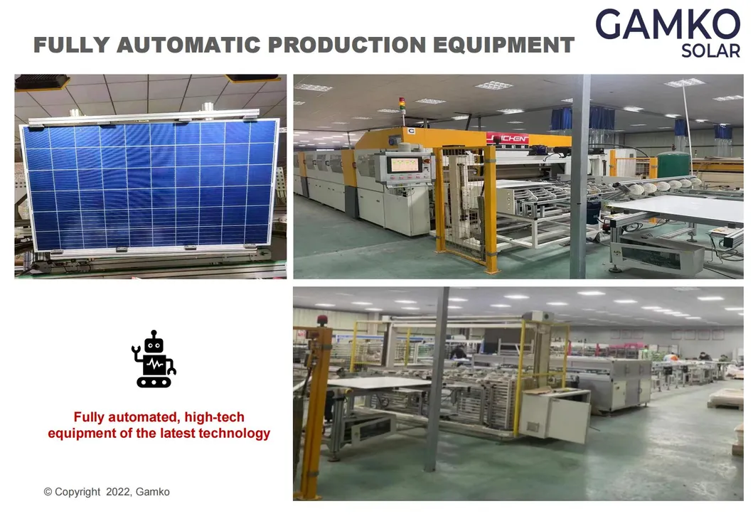 Sistema Solar Comercial de Telhado Solar 150W Painel Solar Mono