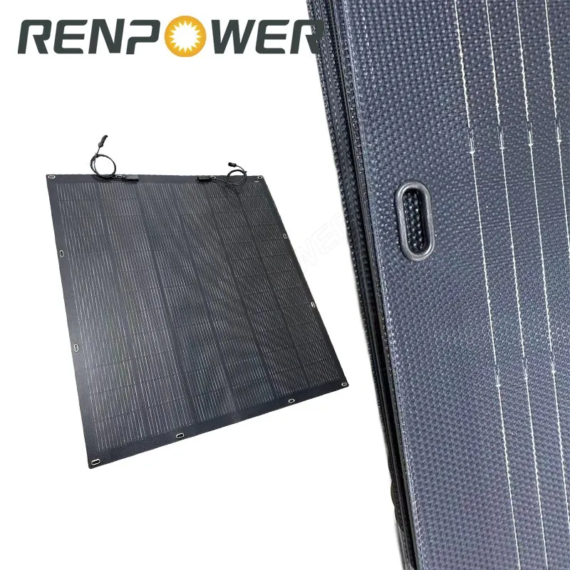 200W Kit de Painel Solar Flexível Mono 12V Ultra Fino para RV Camper fora da rede