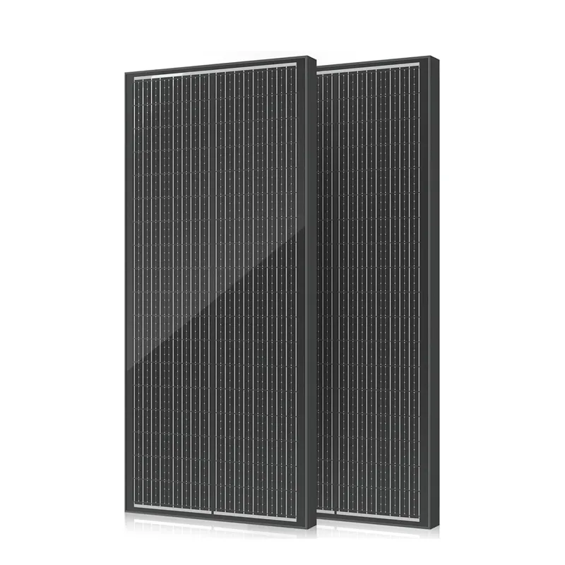 18bb 200W Painel Solar, 2PCS Tipo N 12V/24V 100 Painéis Solares de Watt, 25% Módulo Solar Monocristalino de Alta Eficiência, para RV, Barco, Marinha, Trailer, Fazenda, Telhado