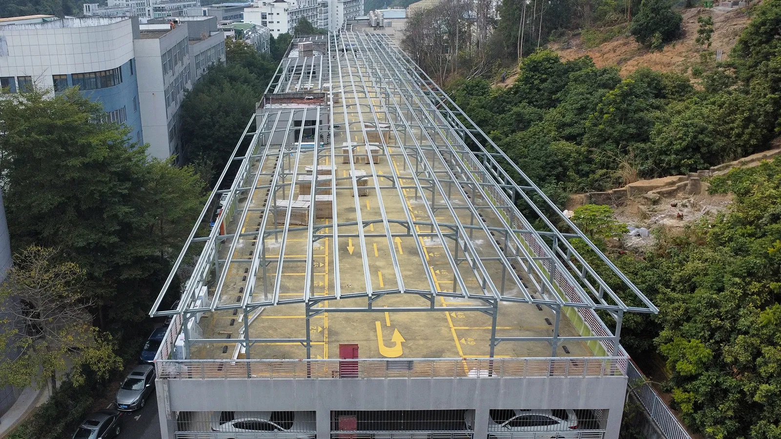 Estrutura de Carport Solar