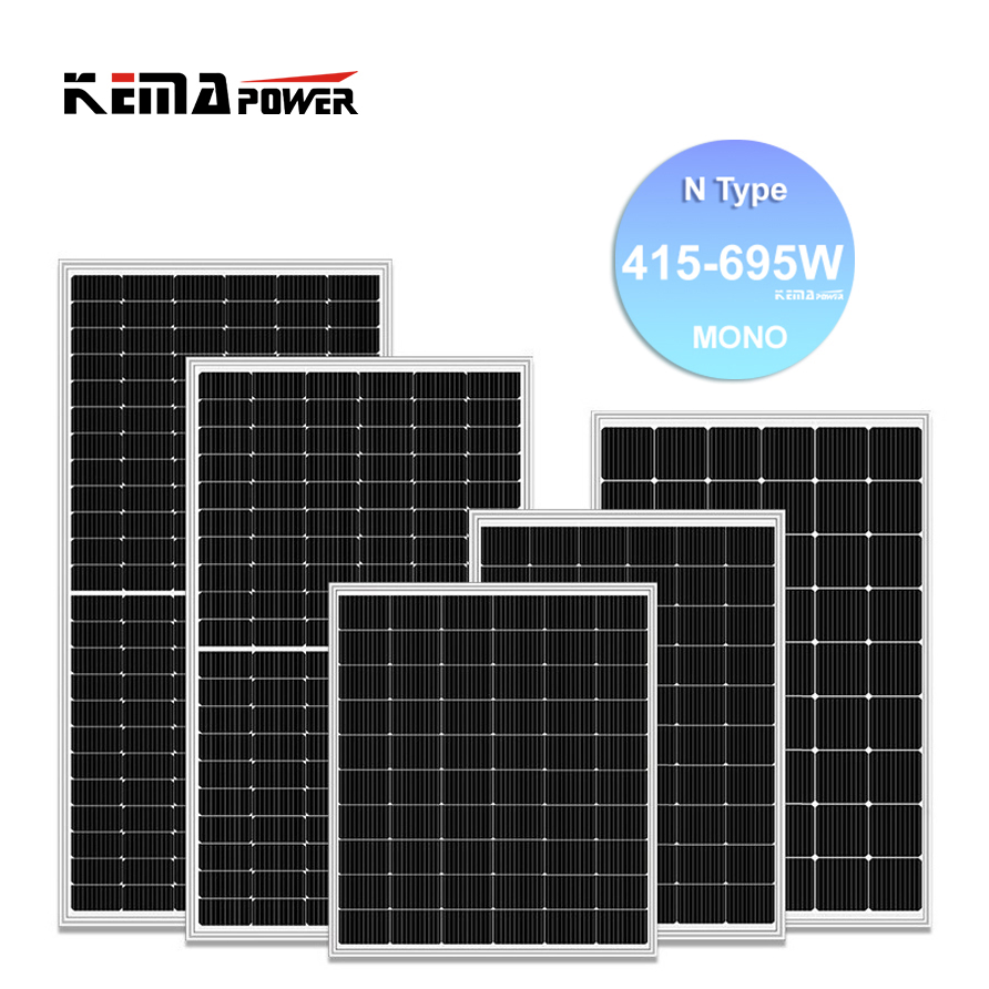 Alta eficiência PV Topcon Painel Solar 430-455watt sistema de Energia Solar painéis Solares para Casa, água submersível Fazenda bomba de pastagem Mn-HC
