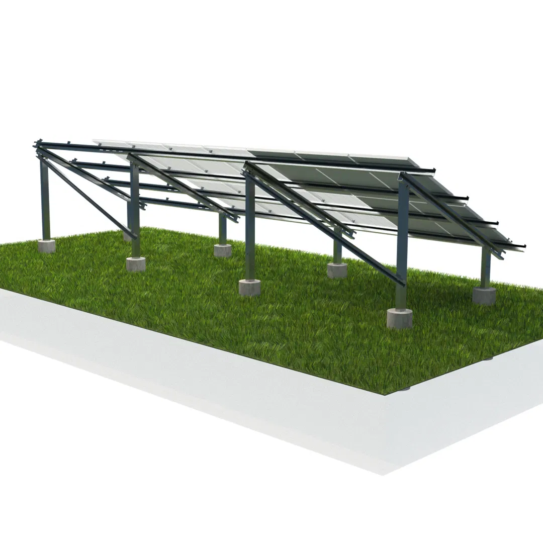 Kit Completo de Sistema de Energia Solar com Painel Solar e Montagem no Solo para Sótão de Blocos de Concreto