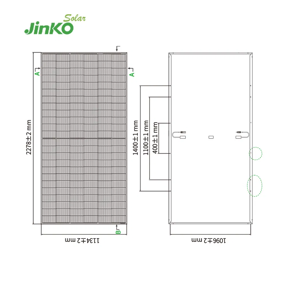 Jinko 600W 650W 700W Módulo Fotovoltaico Poliédrico Flexível Preto de Célula Semi-Integrada Monocristalina Policristalina de Energia Solar Painel de Energia Solar