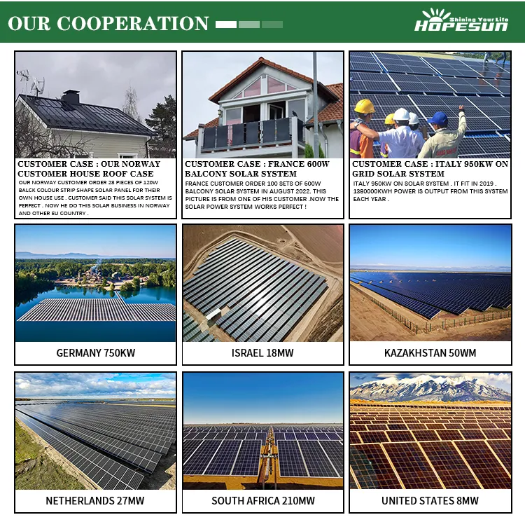 Venda Quente 590W Painel Solar de Vidro para Sistema Solar Residencial e Comercial
