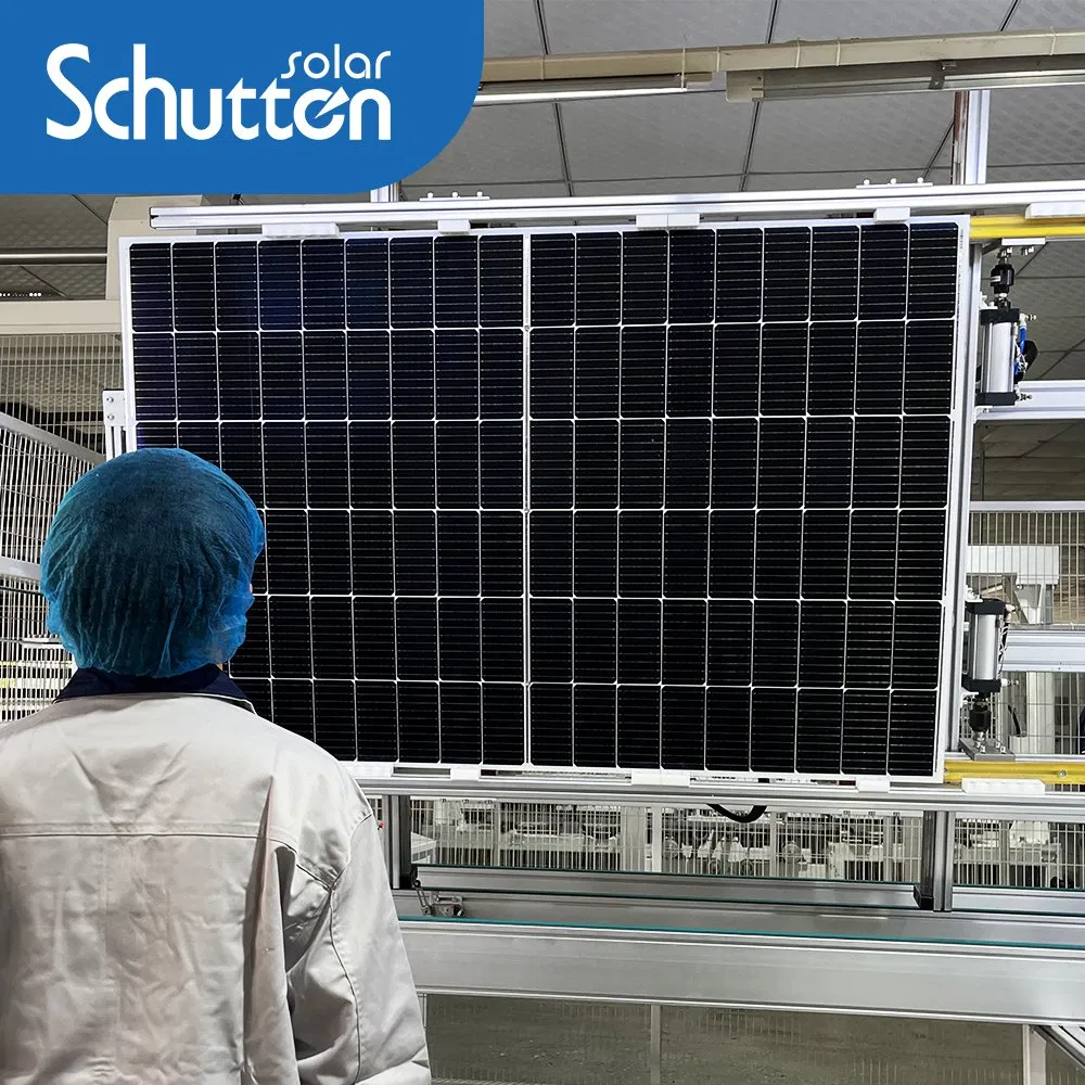 Painel Solar PERC de Atacado 450W Energia Renovável Conectado à Rede Geração de Energia Fotovoltaica Módulo PV Painéis Solares de Silício Monocristalino na Mais Popular