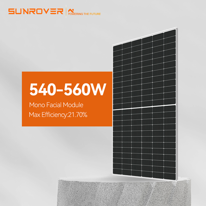 Painéis Solares Mono Venda Quente 550W 560 570 Watts Usando em Projeto Comercial Sistema de Painéis Solares para Fazenda Fábrica
