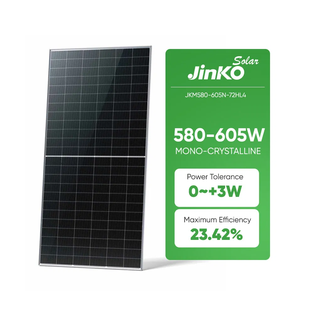Jinko 600W 650W 700W Módulo Fotovoltaico Poliédrico Flexível Preto de Célula Semi-Integrada Monocristalina Policristalina de Energia Solar Painel de Energia Solar