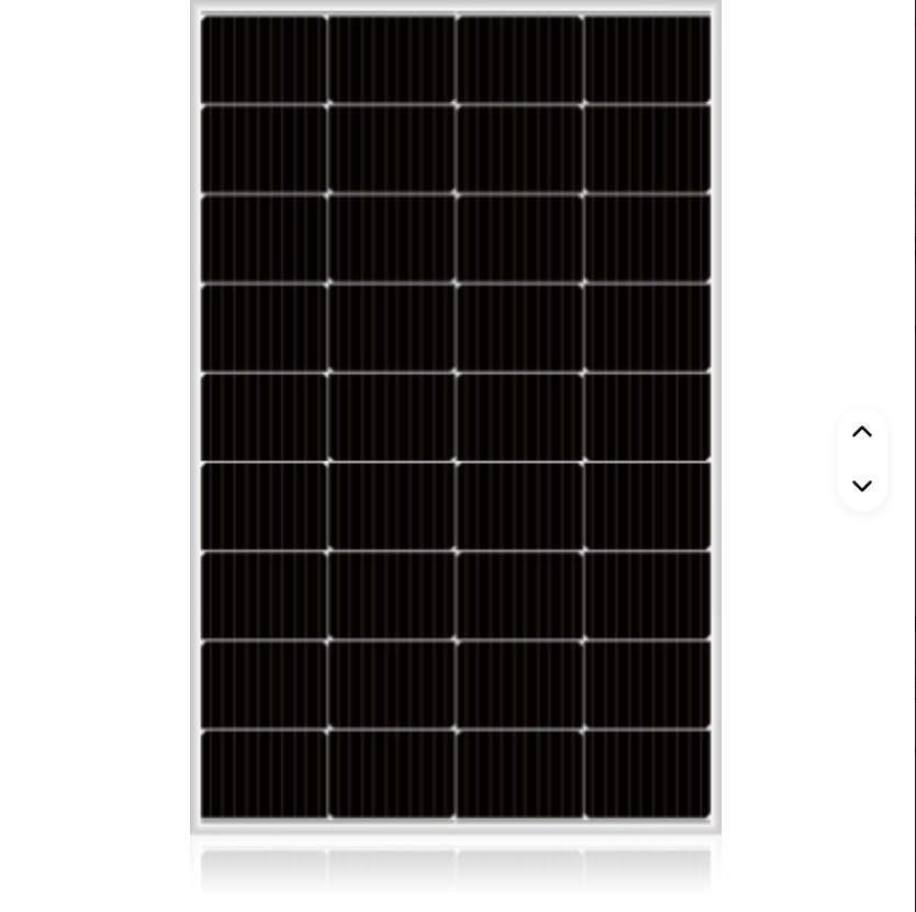 Versão Comercial 300-350W Painel Solar de Silício Monocristalino Todo Preto para Fornecimento de Energia em Distritos Comerciais