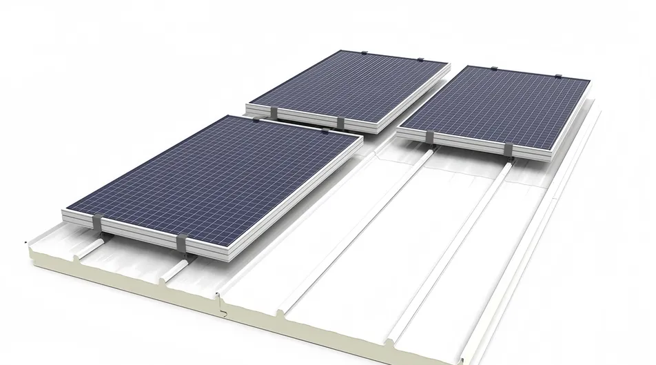 Painel Solar Auto-Limpante com Revestimento Repelente de Poeira para Telhado Fotovoltaico em Fazenda Solar
