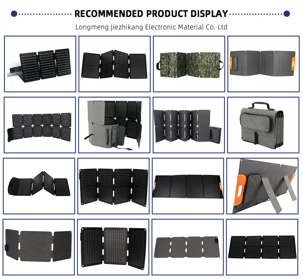 Painel Solar Fotovoltaico Mono Portátil e Dobrável