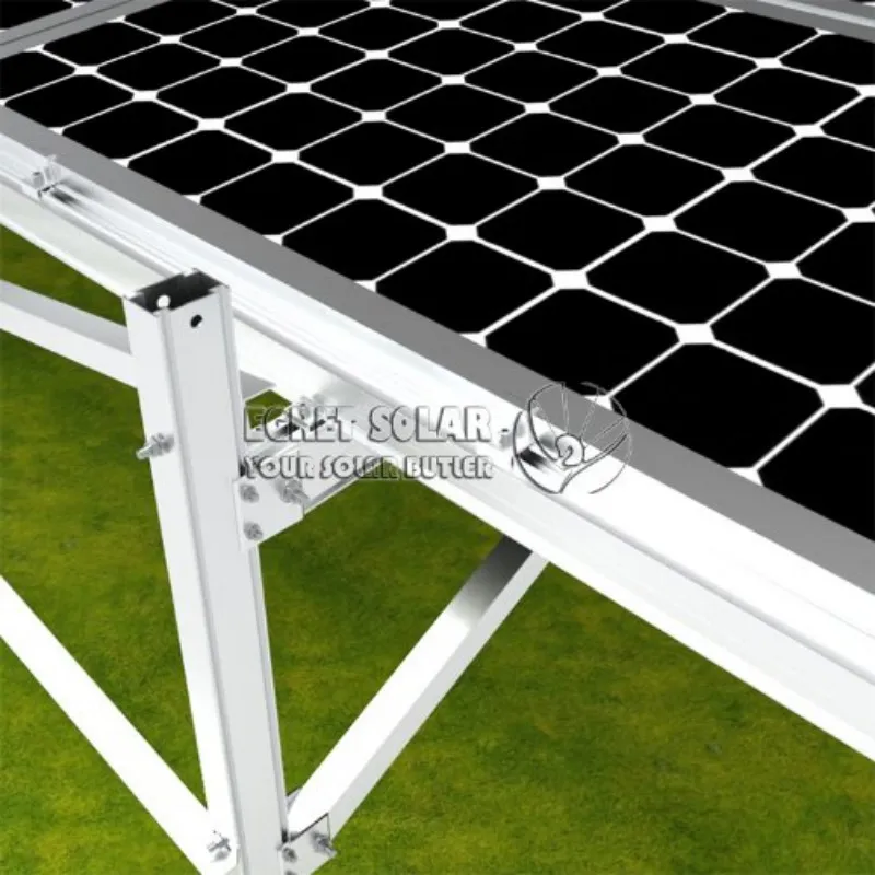 Sistema de Montagem de Painéis Solares de Alumínio em Solo