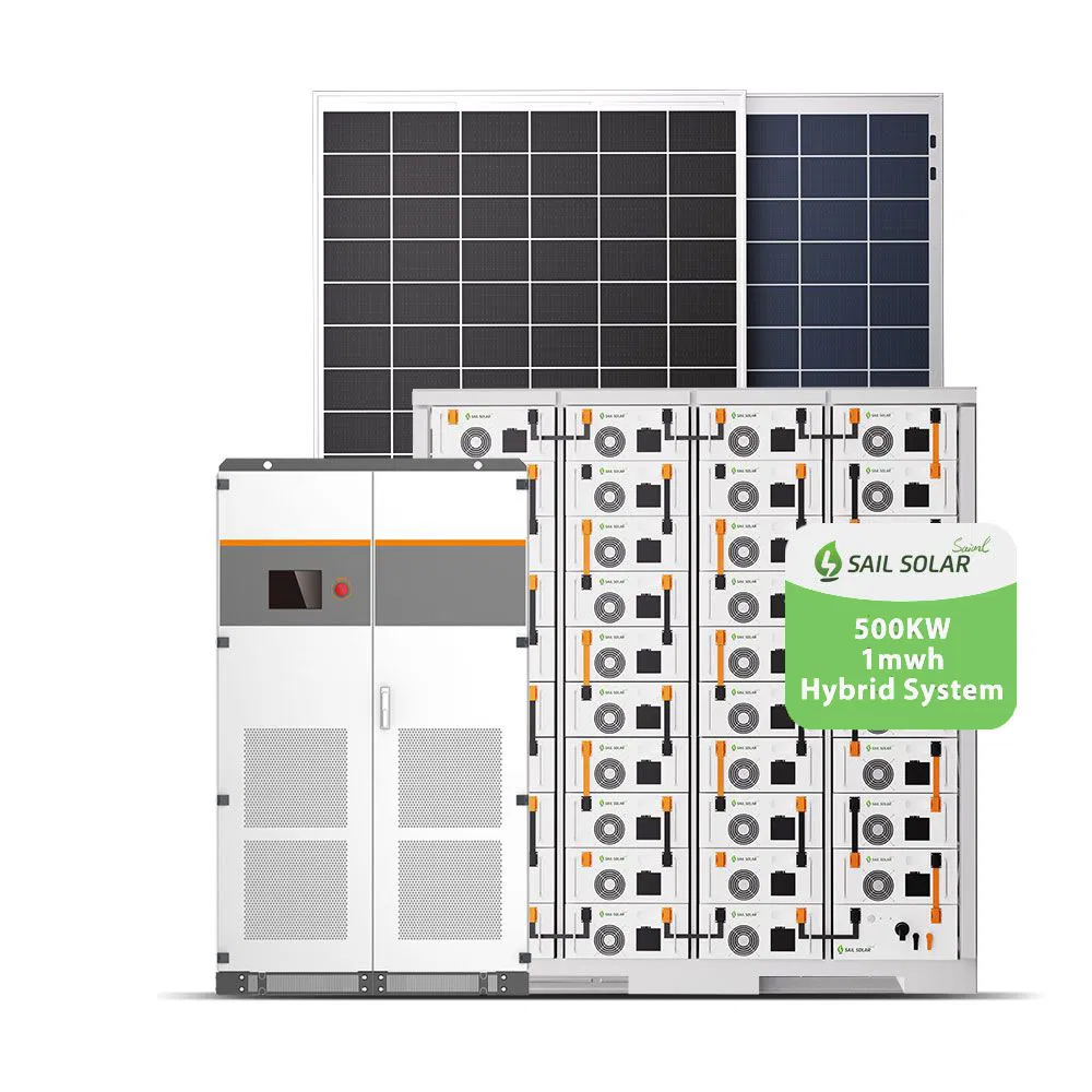 Sistema de Energia Solar Interno 500kw Sistema de Painel Solar Tudo em Um com 500kw Sistema de Armazenamento de Energia com 1000kwh Bateria de Armazenamento