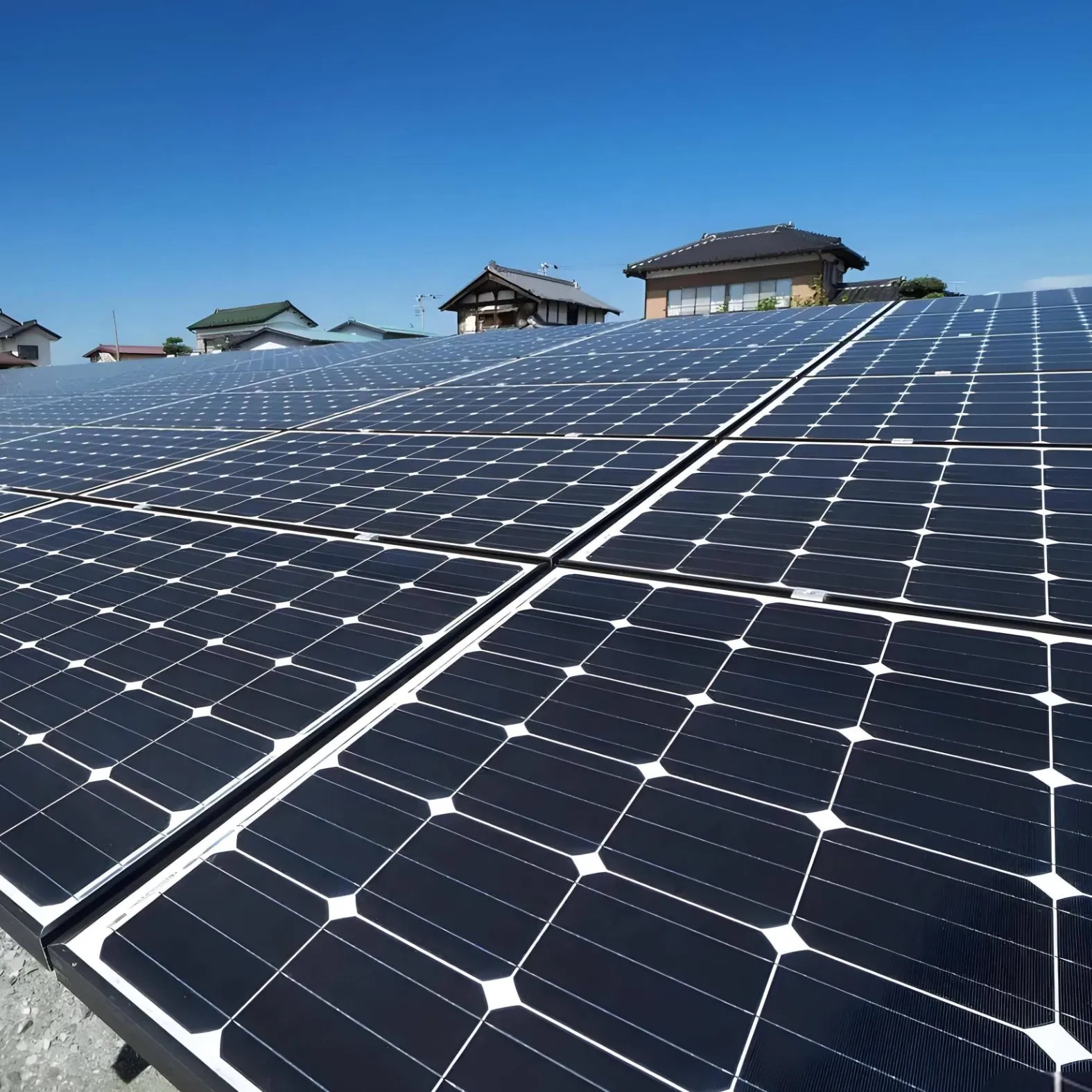 Sistema de Painéis Solares Industriais em Grande Escala Projetado para Projetos de Fazendas Solares Comerciais