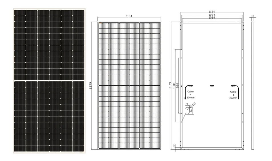 Painel Solar 7M144-HC 560-585W