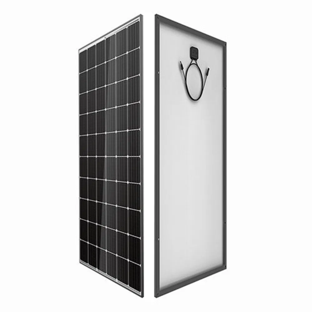 Painéis Solares PV em Estoque Direto de Fábrica 300W 310W 320W 330W Painéis Solares Pretos Completos para Agricultura, Residencial, Projeto Industrial