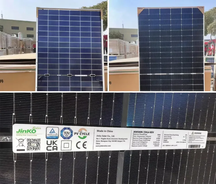 Tipo N 585W Painel Solar Monocristalino Jinko PV com Preço de Fábrica