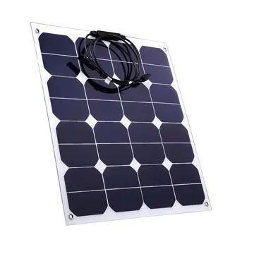 Painel Solar Semi Flexível de Alta Taxa de Conversão, Cristal Único, Dobrável, Ultra Fino e Leve, Portátil 18 para Rvs, Campers, Marinhas, Tendências, Atividades ao Ar Livre