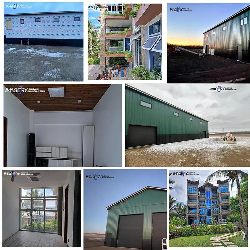 Thermal Break Picture Windows Interior Soundproof Glass Aluminum Fixed Windows