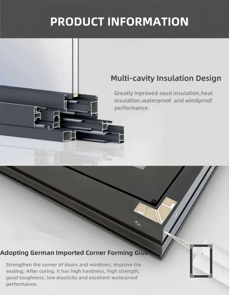 Premium Hurricane-Resistant Aluminium Casement Windows with Impact Glass