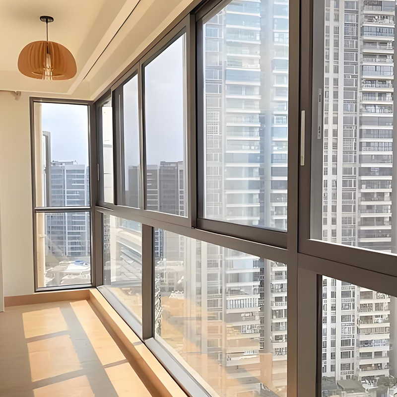 Ksps110 Soundproof Insulation Tilt and Turn Thermal Break Aluminum Alloy System Window