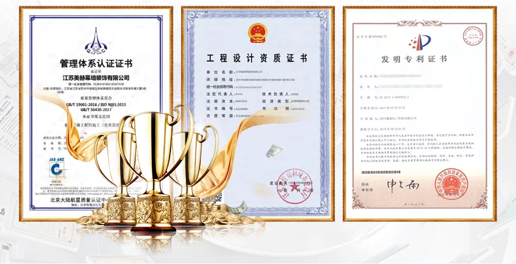 Quality and Performance Certifications