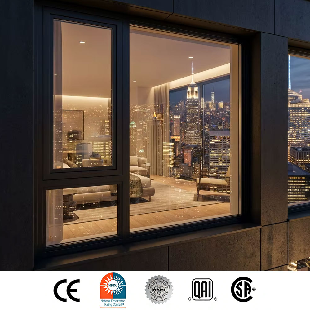 Premium Aluminum Doors and Windows: Customized Double Glazed Soundproof Aluminum Sliding Window for Luxury Villa Residence