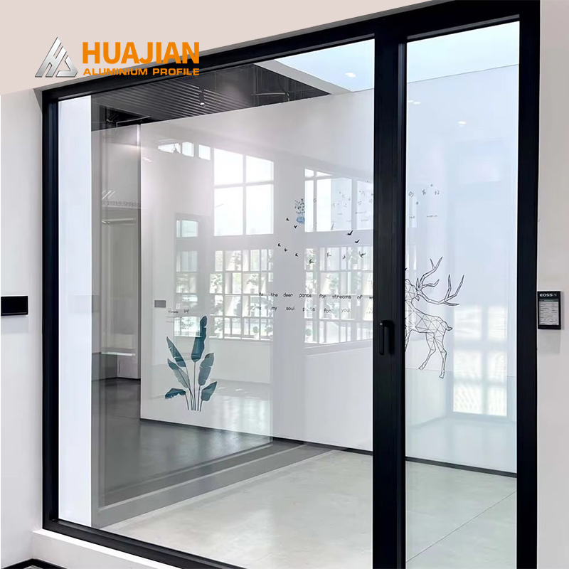 Industrial Grade Aluminum Finished Doors and Windows Fireproof Impact-Resistant Triple Glazing Windows