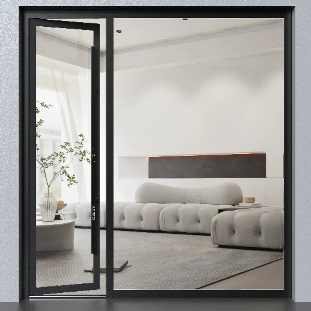 China Manufactured Residential Aluminum Casement Window Modern Elegant Appearance Thermal Break Aluminium Swing Window for Apartment &amp; Villa