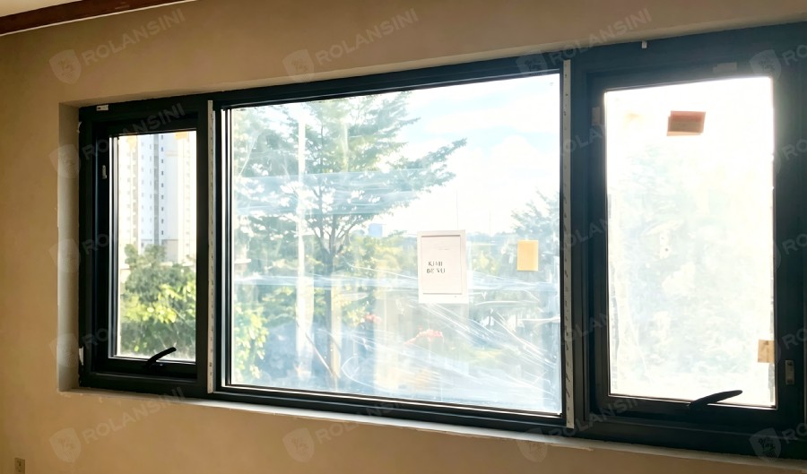 120 series integrated outward-opening window Detail 2
