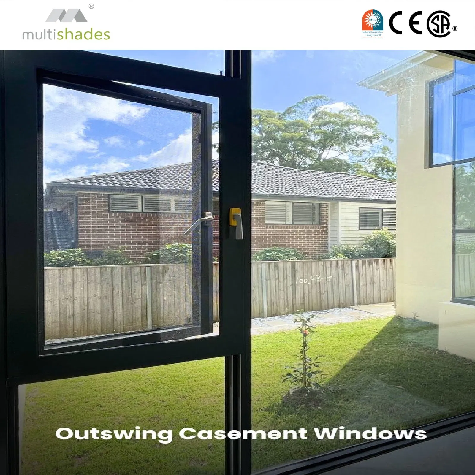 Soundproof Certified Factory Price Wholesale Inward Opening Casement Window Thermal Break Aluminum Profile