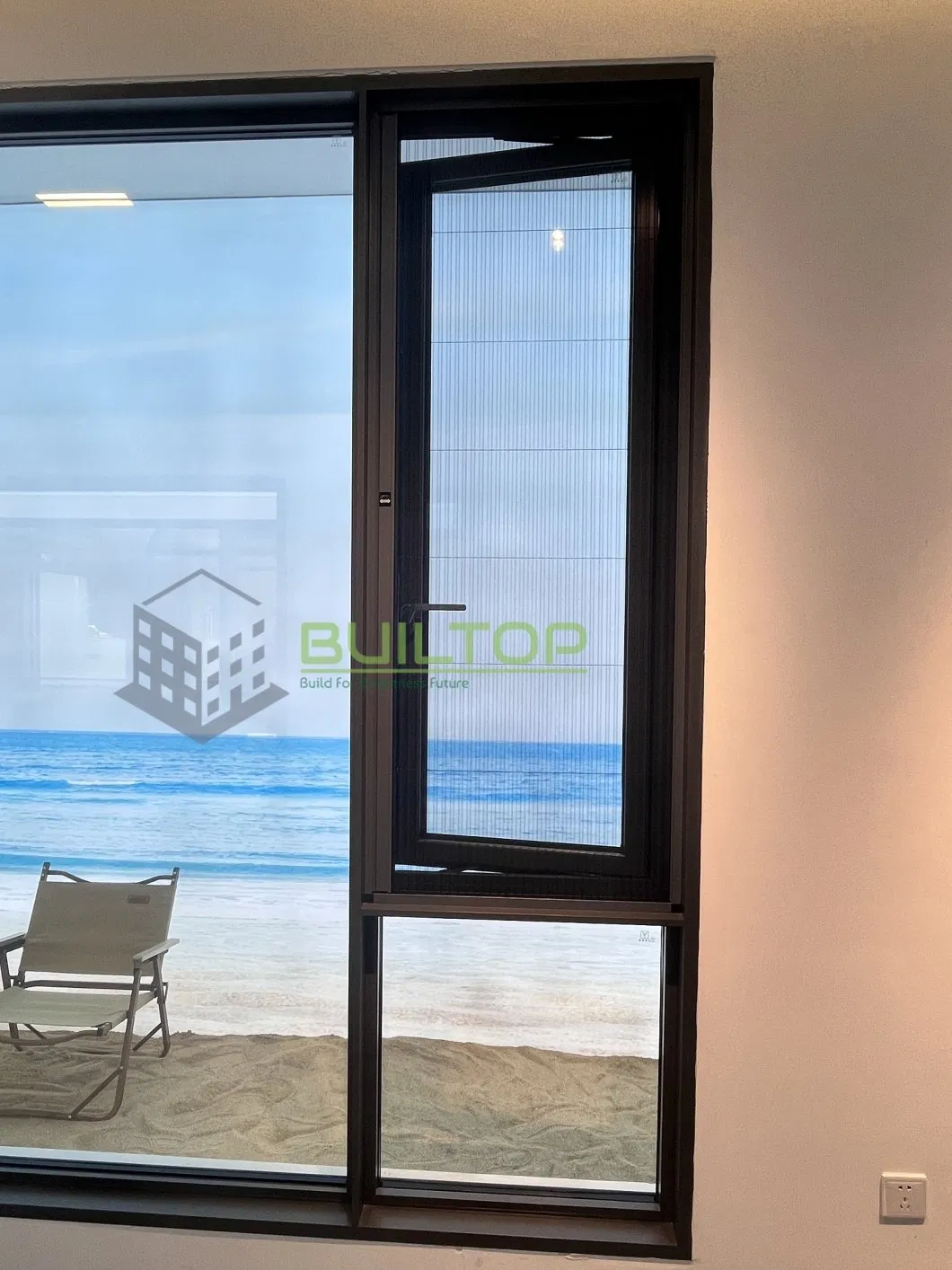 Premium Hurricane-Resistant Aluminium Casement Windows with Impact Glass